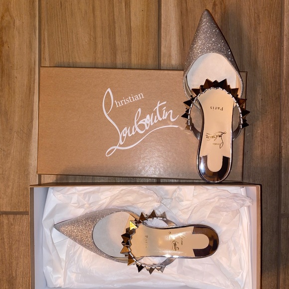 Christian Louboutin Shoes - ✨BRAND NEW ✨Christian Louboutin Glitter Flats